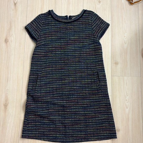 LOFT Dresses & Skirts - Loft Multicolor Purple Based Dress Size 8 with Pockets